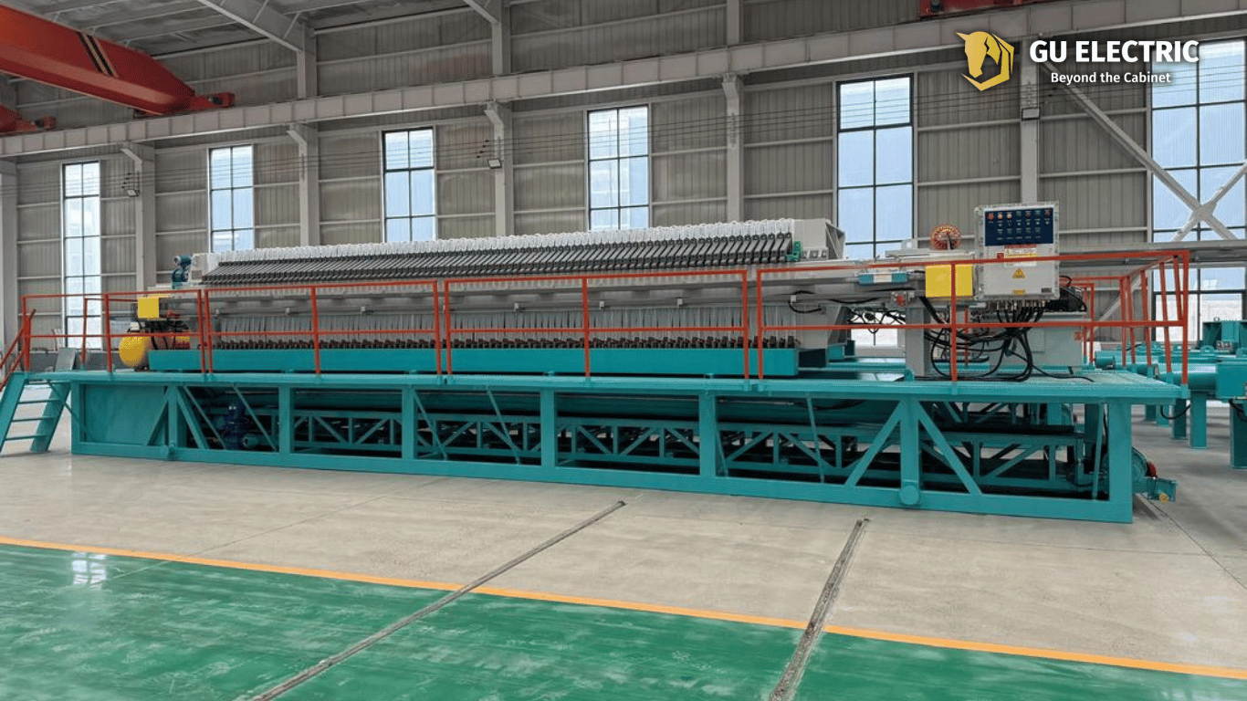 行业应用实拍 · filter press control cabinet