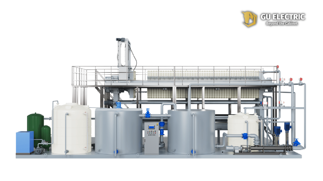 行业应用实拍 · filter press control cabinet