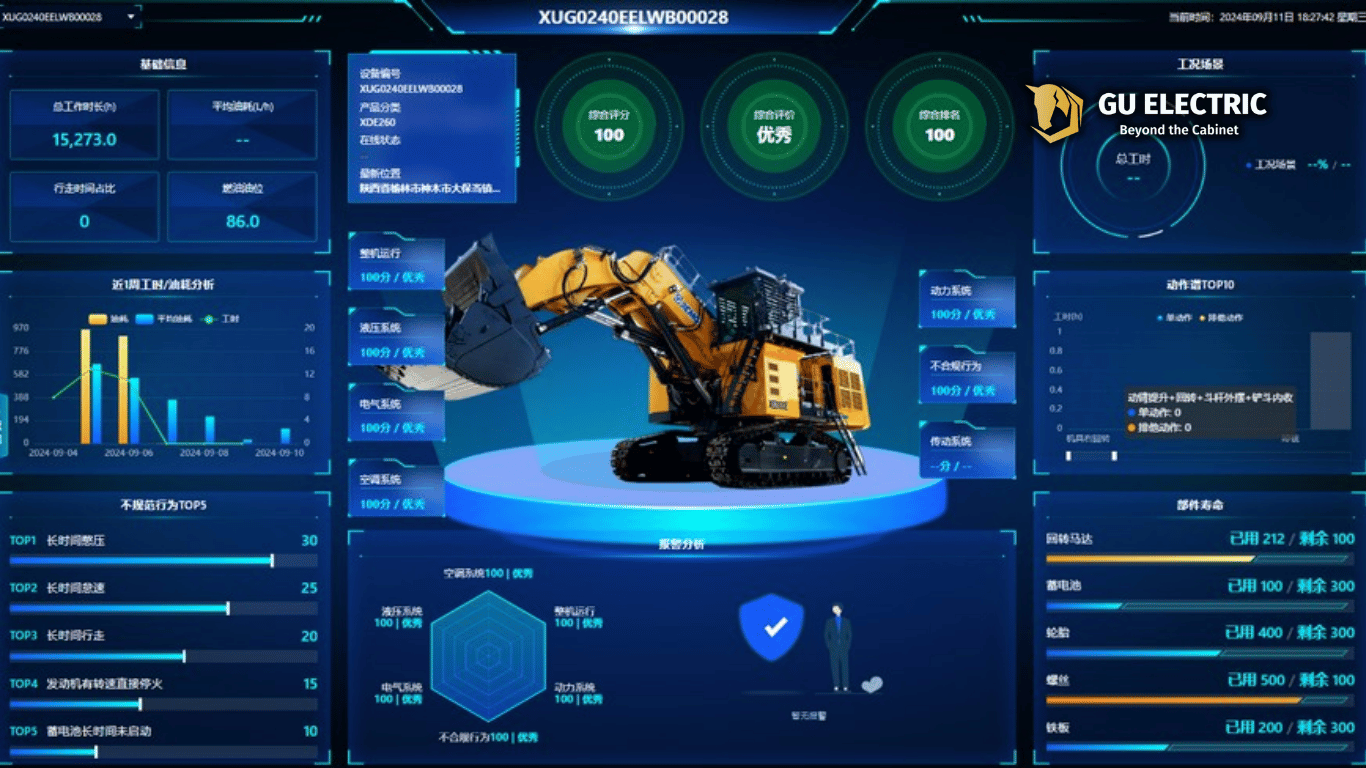 行业应用实拍 · mining vehicle cabinet