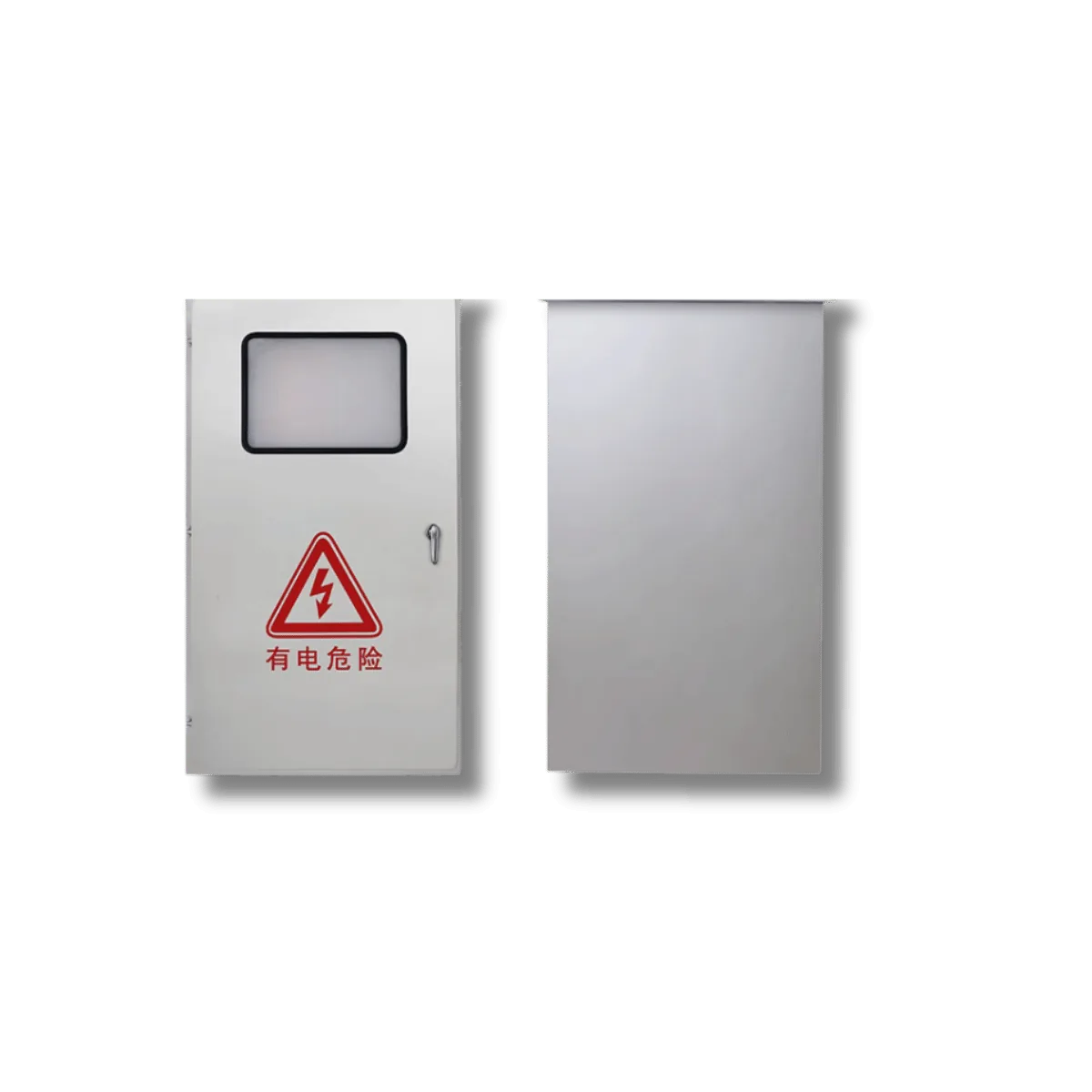 304 不锈钢户外防雨箱，另一规格闭门外观