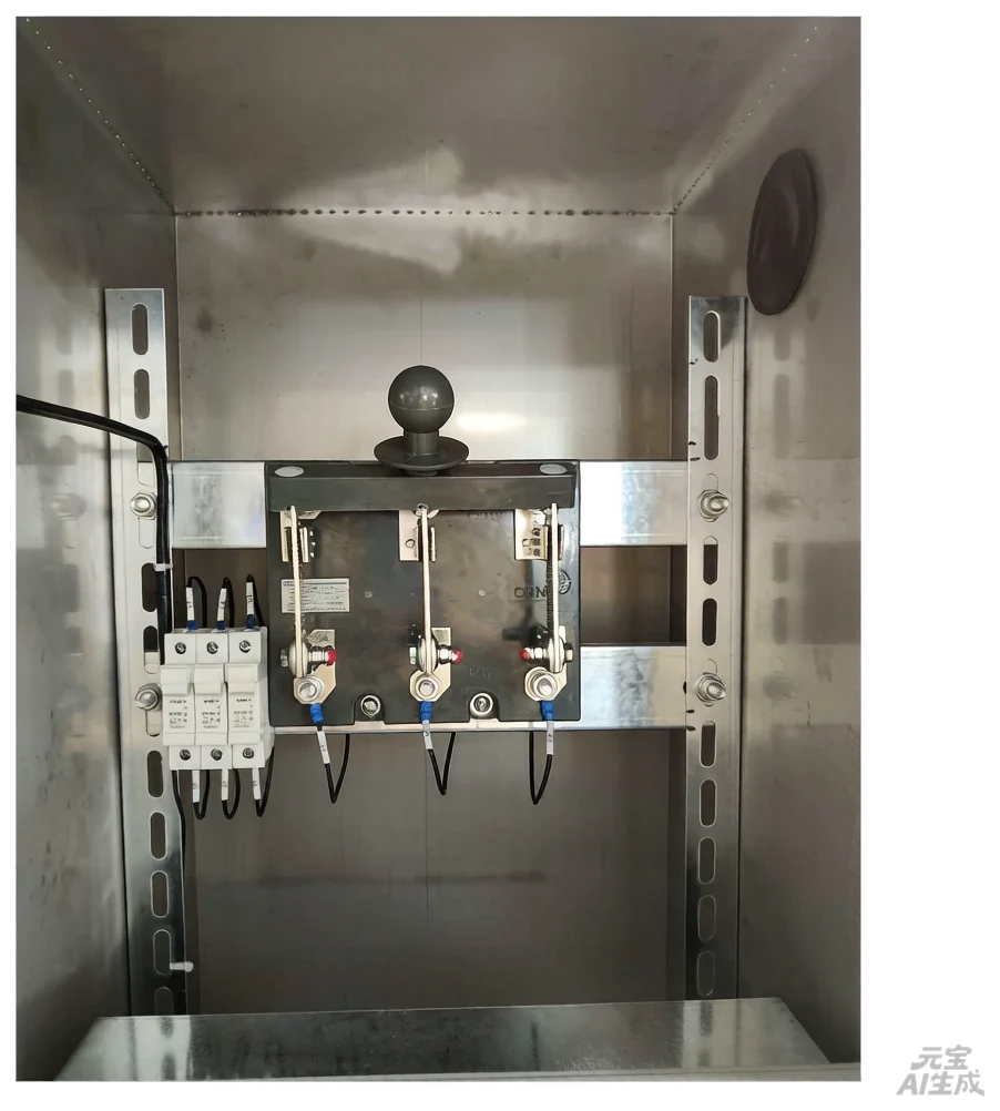 柴油发电机自启并机柜 · 实拍 04